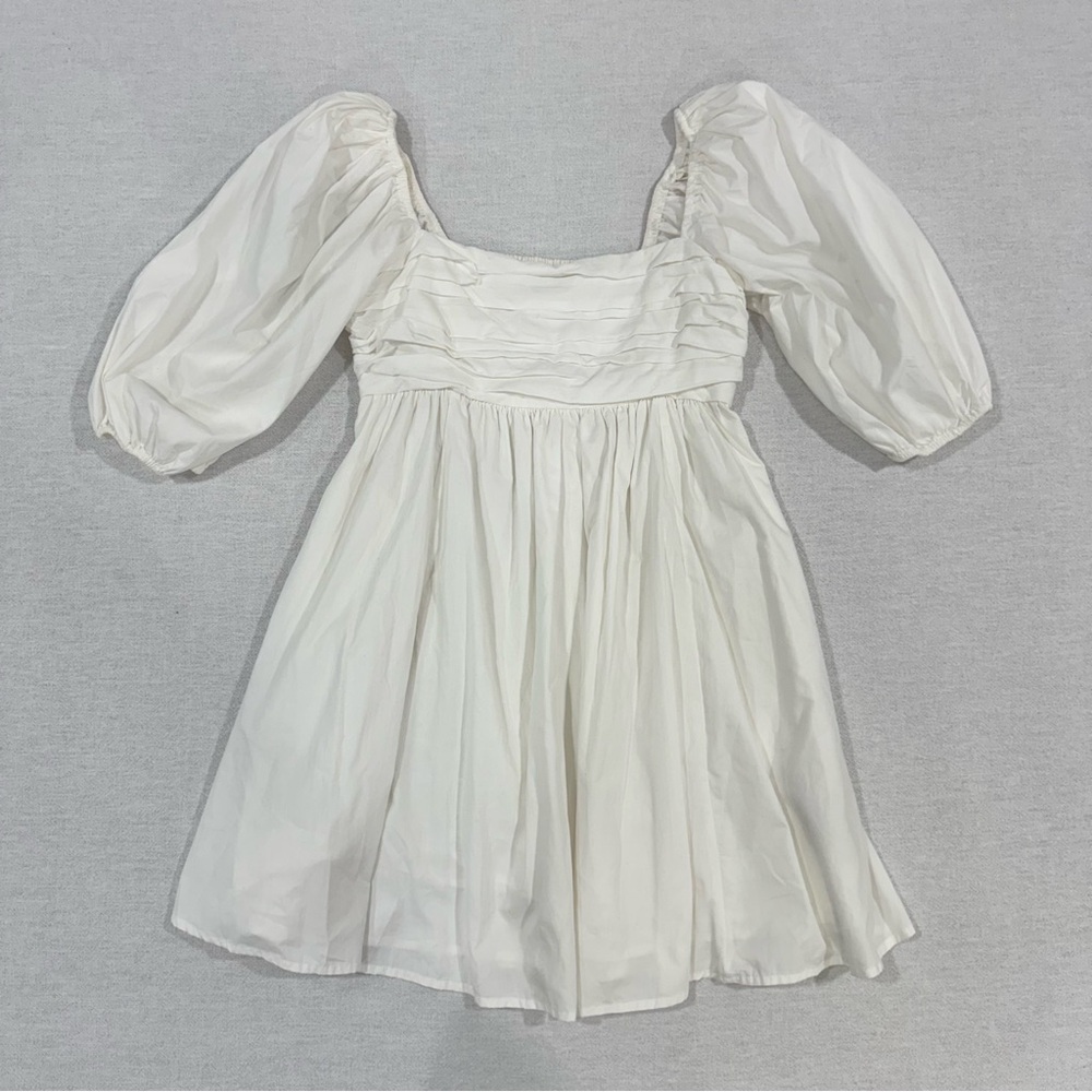 Abercrombie & Fitch Emerson Ruched Puff Sleeves Dress Size S